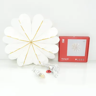 Wall light (White, Gold) from Mari Gold