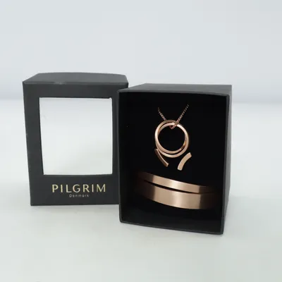 Jewelry set (Rosegold) from Pilgrim Unknown metal