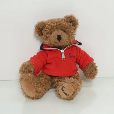 Soft toy (Brown, Red) from Harrods