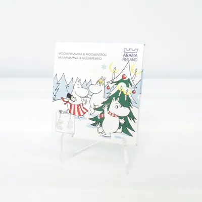 Julgranspynt (Moomin Decoration 2-Set/ Under The Tree) från Moomin by Arabia