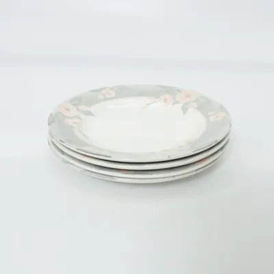 Plate (Gray, White, Pink) from Churchill