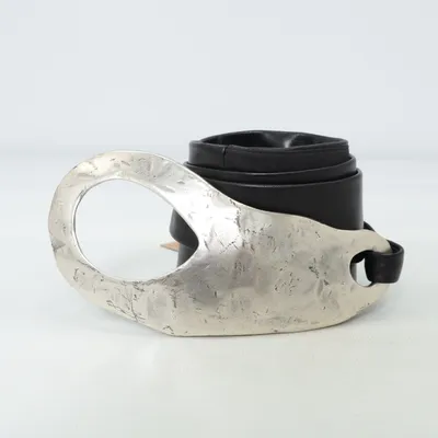 Waist belt (Black, Silver) from Trine Kryger Simonsen Leather