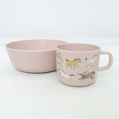 Kinderservies (Roze, Meerkleurig) van Rätt Start