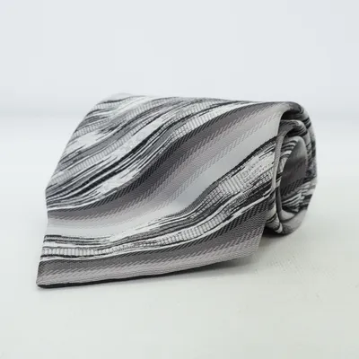 Tie (Gray, Black, White) from Commodore Polyester