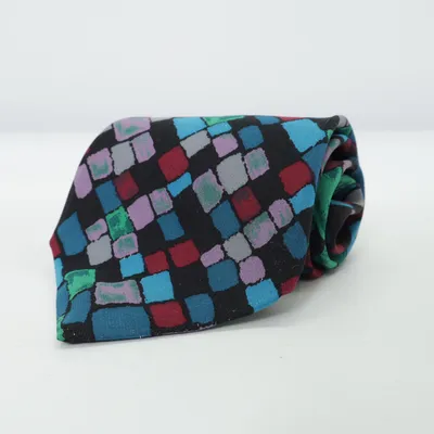 Tie (Black, Multicolored) from Hemley Silk