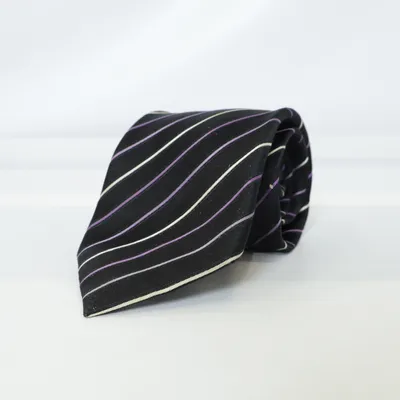 Cravate (Noir, Violet, Blanc) de Westbury Soie