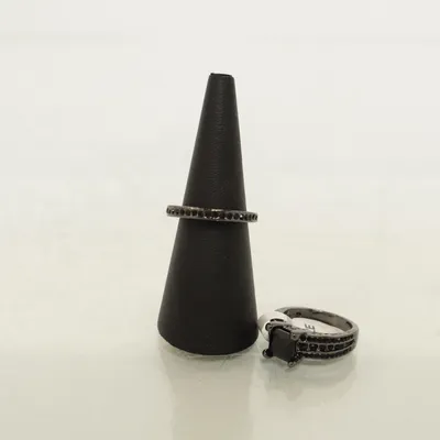 Smyckesset (Svart) Okänd metall