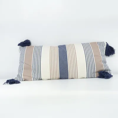 Pyntepude (Blå, Beige, Hvid) fra Linum