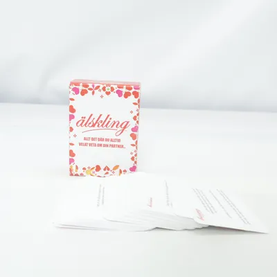 Playing cards from Kylskåpspoesi