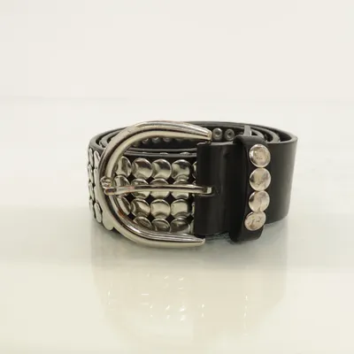 Bälte (Svart, Silverfärgad) från Pieces
