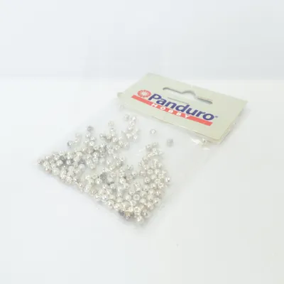 Plastpärlor (Silverfärgad) från Panduro Hobby