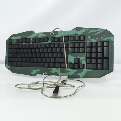 Keyboard (Green, Black, Multicolored) from Trust