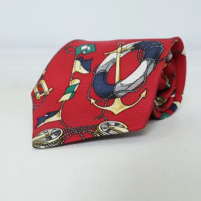 Cravate (Rouge, Multicolore) de Monolith Soie