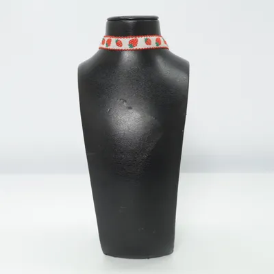 Choker (Wit, Rood, Groen) Onbekend materiaal