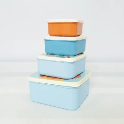 Lunch box (Blue, Orange, Multicolored) from Rex London