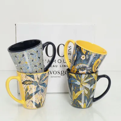 Mug (Blue, Yellow, Black) from Linvosges