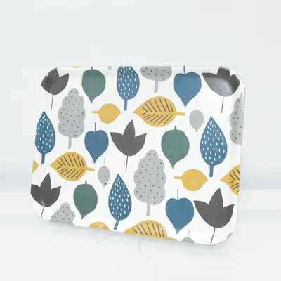 Tray (White, Multicolored) from Lagerhaus