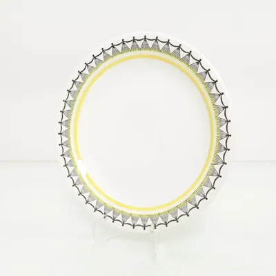 Plate (White, Yellow, Black) from Rörstrand