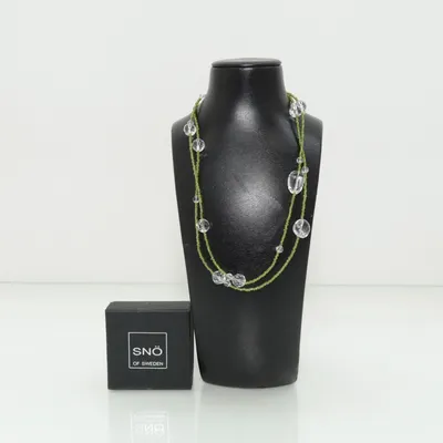 Halsband (Grön, Transparent) från Snö of Sweden Okänd metall