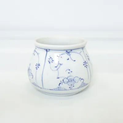 Bloempot (Wit, Blauw)