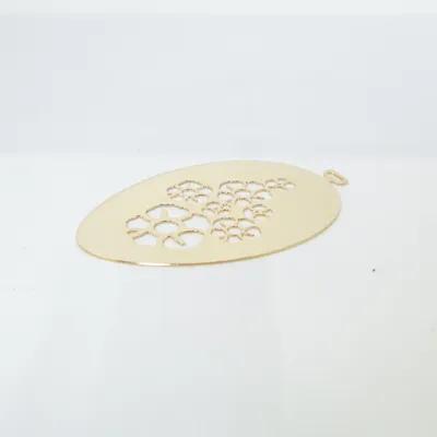 Hänge (Guldfärgad, Vit) från Georg Jensen Okänd metall