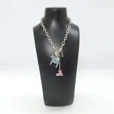 Ketting (Zilver, Blauw) van Lua Lua Onbekend materiaal