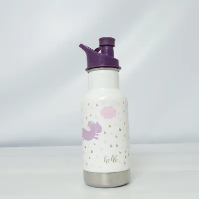 Vattenflaska (Vit, Lila) från Klean Kanteen