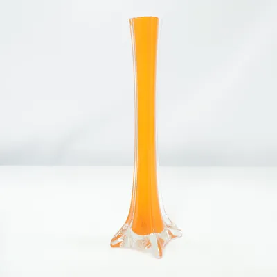 Vase (Orange, Transparent)