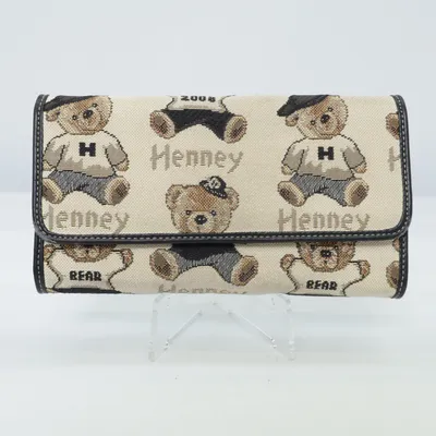 Portefeuille (Beige, Noir) de Henney Bear Polyester
