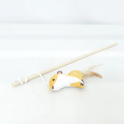 Jouet pour chat (Orange, Beige, Blanc)
