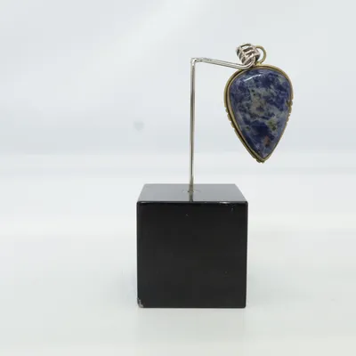 Pendant (Blue, Gold) Unknown metal