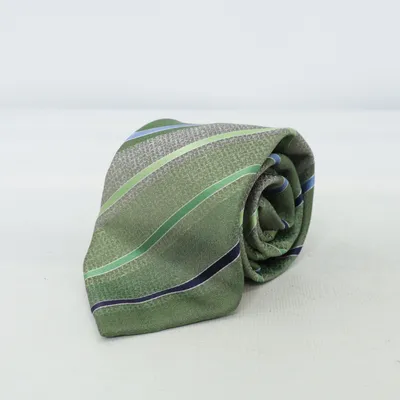 Stropdas (Groen, Blauw, Grijs) van Digel Zijde
