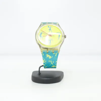 Wristwatch (Blue, Yellow, Multicolored) from Swatch