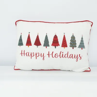 Cushion (White, Red, Multicolored) from Jysk