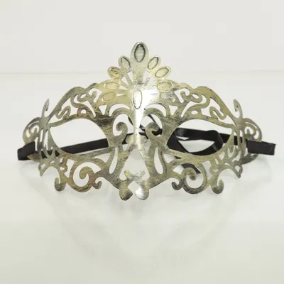 Maskeradmask (Guldfärgad, Svart)