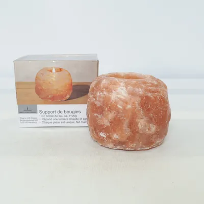 Bougeoir (Orange) de Himalaya Salt Dreams