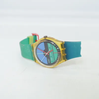 Montre (Bleu, Vert, Jaune) de Swatch