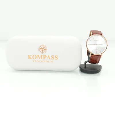 Wristwatch (Brown, Silver, Gold) from Kompass