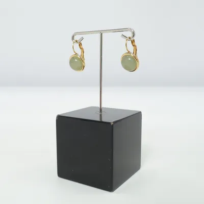 Oorbellen (Goud, Groen) van Dyrberg/Kern Onbekend materiaal, Verguld