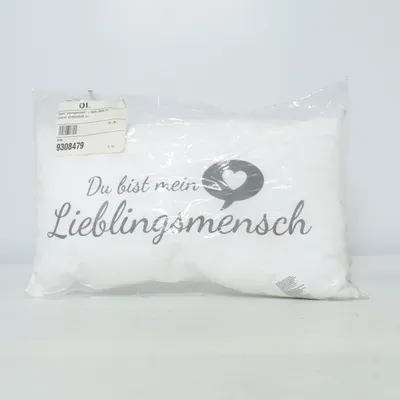 Coussin décoratif (Du Bist Mein Lieblingsmensch) de Magma Coton, Polyester