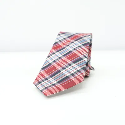 Stropdas (Rood, Blauw, Wit) van Theo Wormland Zijde