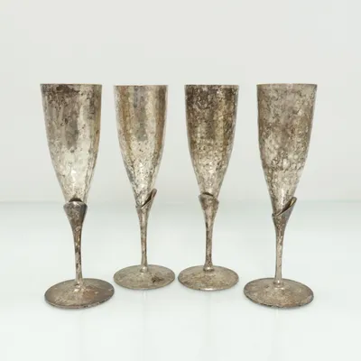 Champagneglas (Grijs)