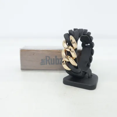 Armband (Schwarz, Gold) von The Rubz Unbekanntes Metall