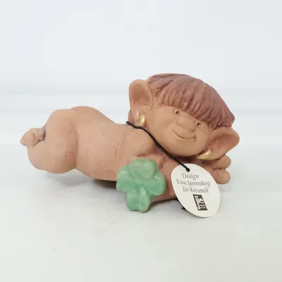 Figur (Lycko Trollet) von JIE Keramik