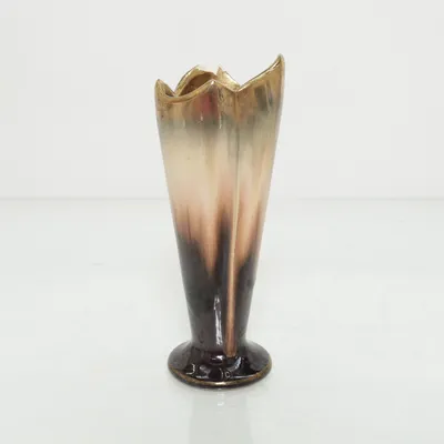 Vase (Brown, Multicolored) from West-Germany