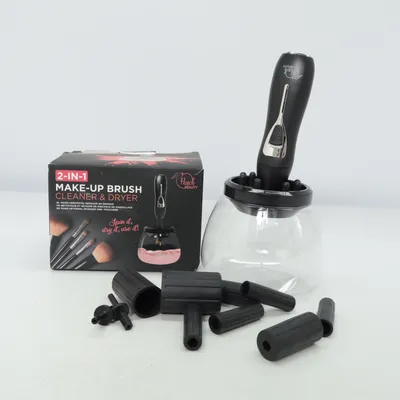 Nettoyeur pour pinceau à maquillage (Noir) de Peach Beauty