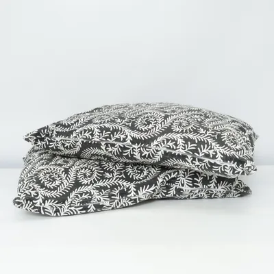 Coussin décoratif (Noir, Blanc) de I.N. Coton