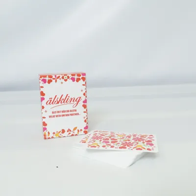 Playing cards from Kylskåpspoesi