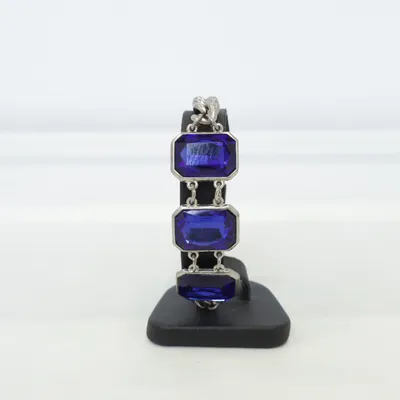 Armband (Blauw, Zilver) van Flame Onbekend materiaal