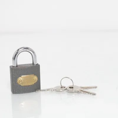 Hangslot (Zwart, Zilver) van Double Step